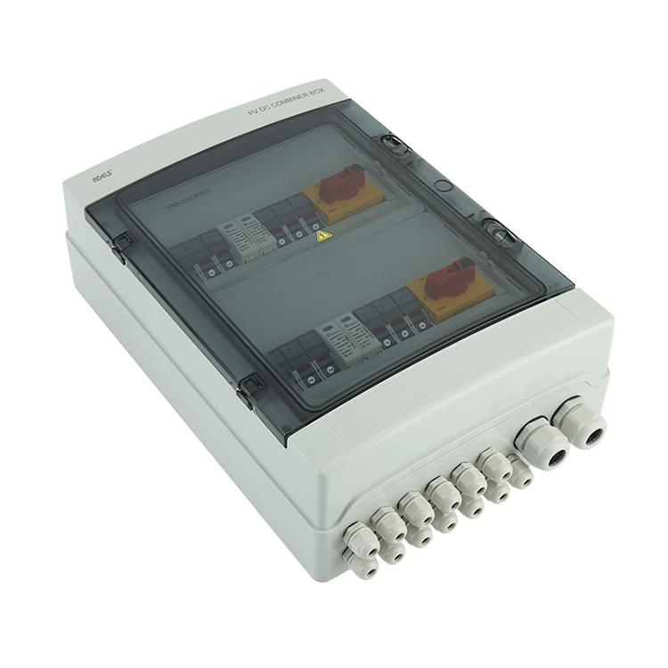 IP66 Solar DC Combiner Box 6 рядків входу 2 рядка виходу